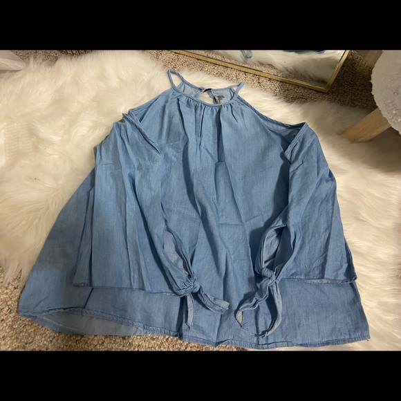 Charlotte Russe top blue Size M - Picture 1 of 2